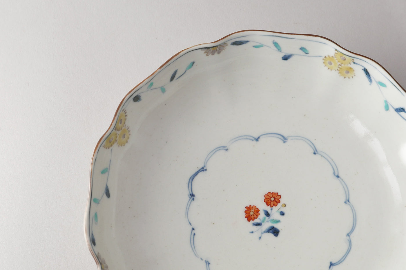 Lilly.rose様リクエスト】945 微塵唐草7尺輪花皿他4点お