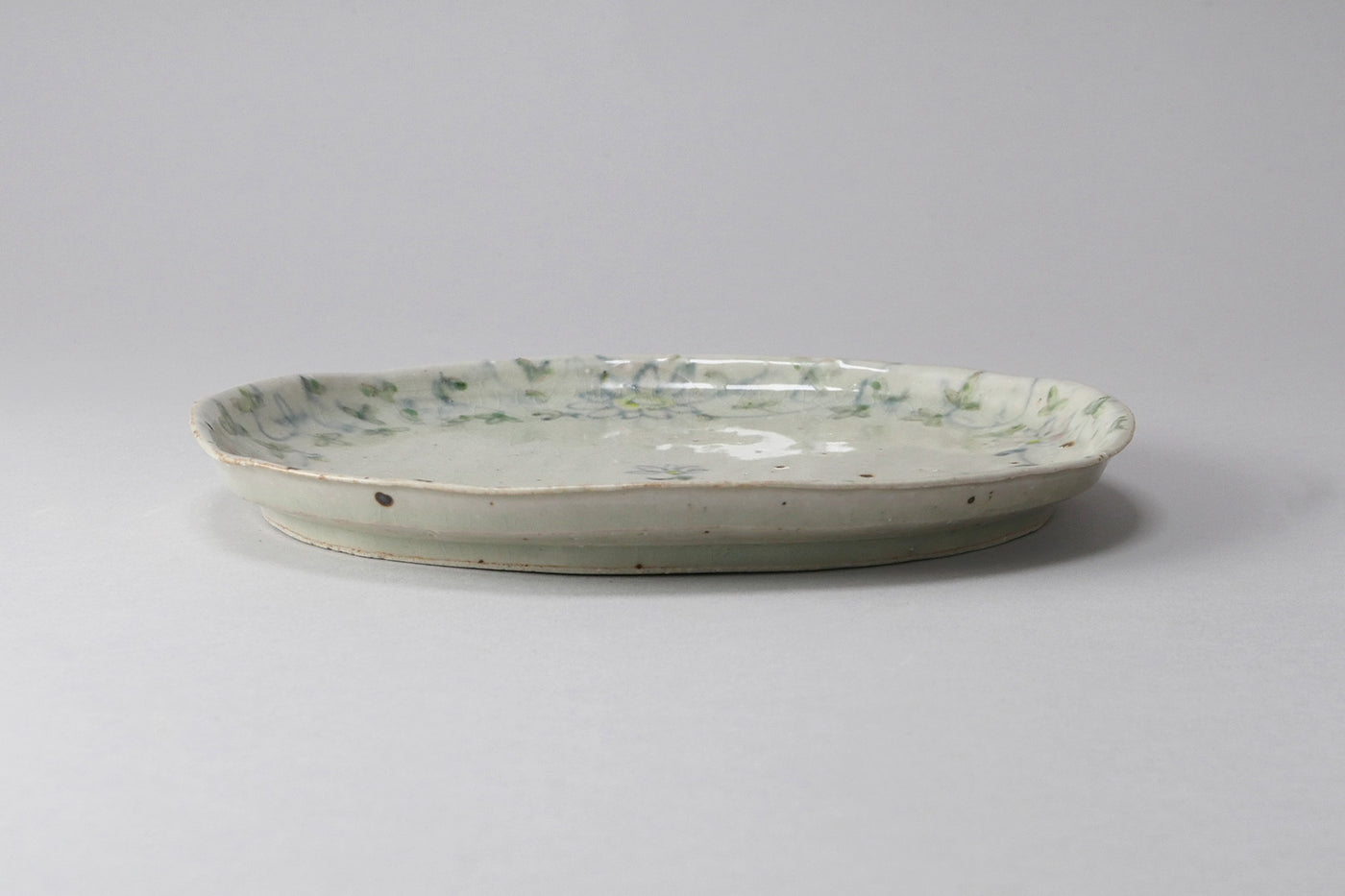 石木文　オーバル 色絵花文オーバル皿 – TOKITOIRO onlineshop